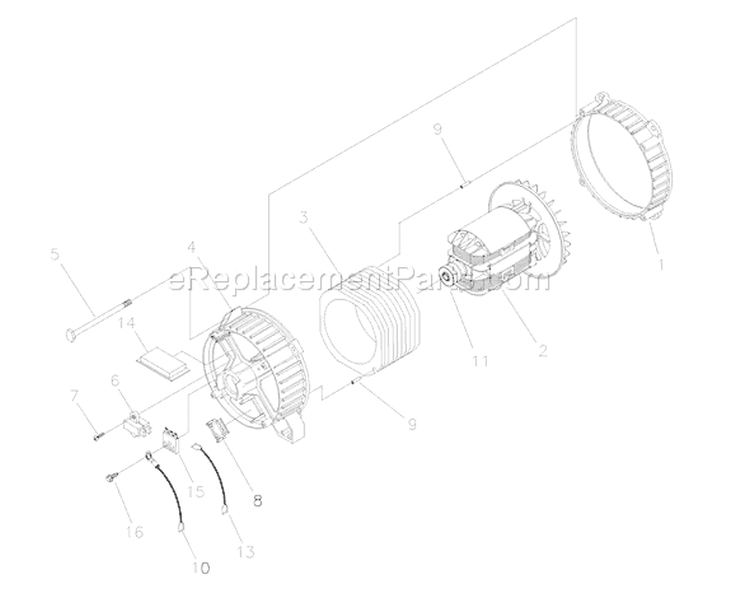 Page A Diagram and Parts List for 1933-1  Briggs and Stratton Generator